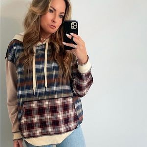 Oversized Unmatched Corduroy Hoodie